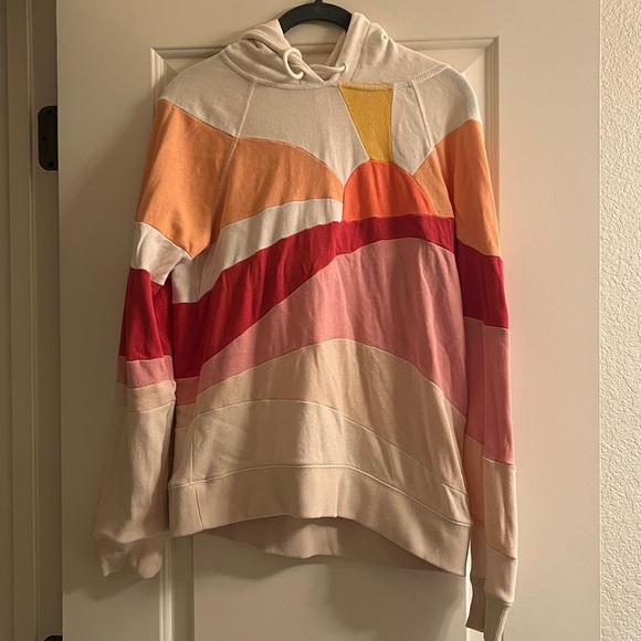 Faherty Soleil Cotton Hoodie in Canyon Lands - Size Small - Picture 3 of 6